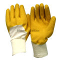 NMSAFETY gants en caoutchouc enduits de caoutchouc jaune latex